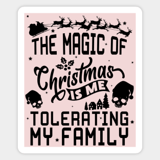 the magic of christmas Magnet